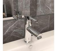 Robinet de Lavabo de Salle de Bain Doré 130x176 mm Mitigeur Intérieur vidaXL