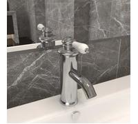 Robinet de lavabo de salle de bain - VIDAXL - Argenté - Design classique et fonctionnalité moderne