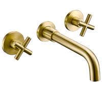 Robinet de lavabo encastrable avec double levier de mélange