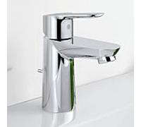 Robinet de lavabo Grohe BauEdge 23328000 chrome, S-Size, avec barre de traction