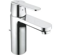 Robinet de Lavabo GROHE Get, Tirette de Vidage, Bonde Incluse, Mousseur Économie d'Eau, Taille M, 23454000
