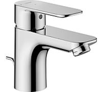 Robinet de lavabo Hansa HANSABASIC 5540224300006, bonde métallique, fonction eau froide, saillie 112 mm, chromé