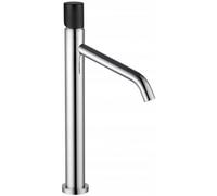 Robinet de lavabo haut Mexen Rumba, chrome/noir - 73511-07