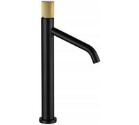 Mexen Rumba One robinet de lavabo haut, noir/doré - 73511-75 4535 5907709109971