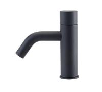 Robinet de lavabo infrarouge Benkiser Metrix Fashion 1995063F02, sans contact, alimenté par le réseau d'eau, noir, eau froide