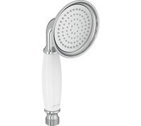 Robinet de lavabo Jacob Delafon Louise, design rétro avec poignée en céramique, économie d'eau (10 l/min), anti-calcaire, chromé, référence E24366-CP