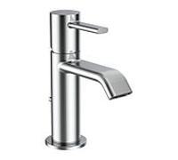 Meda mitigeur de lavabo bec fixe 95 mm avec vidage clic-clac chromé - LAUFEN HF506601100000