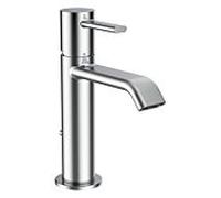 Meda mitigeur de lavabo bec fixe 110 mm avec vidage clic-clac chromé - LAUFEN HF506603100000
