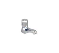 robinet de lavabo / lave-mains - ulysse c - bec fixe - eau froide ou chaude - tête 15 x 21 à clapet guide - chromé