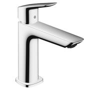Robinet de lavabo Logis Fine 110, chromé, débit de 1,2 gallon par minute, avec bonde à clapet