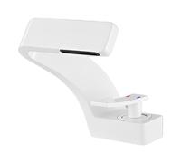 Robinet De Lavabo Mitigeur de salle bain noir à fixation sur plage, mitigeur monotrou for lavabo et eau chaude/froide(Color-1)