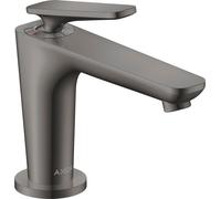 Robinet de lavabo monocommande AXOR Citterio C, modèle 90, avec technologie CoolStart, pour lavabos et avec bonde, finition noir chromé poli