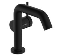 Robinet de lavabo monocommande Hansgrohe Tecturis S, finition noir mat, avec technologie CoolStart et EcoSmart+, système de bonde à ouverture par pression
