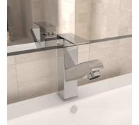Robinet de Lavabo Rétractable Finition Grise 157x172 mm Mitigeur Bain vidaXL