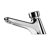 robinet de lavabo tempostop - 15 x 21 - sans écrou - delabie 745100