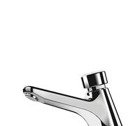 Delabie Robinet lavabo TEMPOSTOP AB auto-fermant 7 s G1/2 système antiblocage contre-écrou
