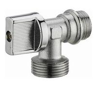 Robinet de machine à laver équerre 1/4 tour mâle M1/2' (15x21) sortie mâle M3/4' (20x27) NOYON & THIEBAULT - 802-1520C1 G