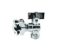 Robinet de piquage - SOMATHERM FOR YOU - Autoperceur M3/4, Laiton chromé - Raccord sanitaire