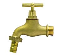 Somatherm - Robinet de puisage à potence CW617N - Mâle 1/2" - Raccord 3/4" - 10 bars 90°C ACS