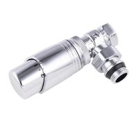 Robinet de Radiateur Chromé Thermostatique Equerre 15x21 (1/2) NOYON & THIEBAULT