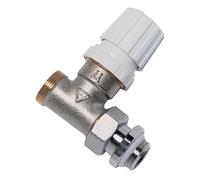 Robinet de radiateur droit à visser - M 1/2 - Thermostatisable - RBM