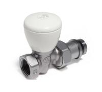 Robinet de radiateur DT S/REG droit chromé - GIACOMINI - R6X034 Noir