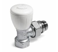 Robinet de radiateur équerre à visser - F 1/2 - série fer R421 TG - Giacomini