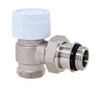 Robinet de radiateur thermostatique coudé Somatherm EK 3/4" x 1/2"