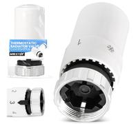 Robinet de radiateur thermostatique de rechange TRV ComfortPlus M30 x 1,5 - Systèmes de chauffage confortables - Contrôle de la température - Tête thermostatique de radiateur