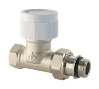 Robinet de radiateur thermostatique droit Somatherm 3/8" x 3/8"