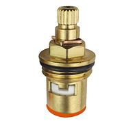 Robinet de rechange en métal - 20 vitesses - 1/2" - Laiton - Presse-étoupe - Insert - Ouverture rapide dans le sens antihoraire - Filetage simple de type A