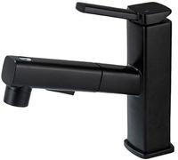Robinet de salle de bain avec pomme de douche amovible - Robinet de baignoire à haute pression - Robinet de baignoire à 3 voies - Mitigeur monocommande - Avec pomme de douche extractible