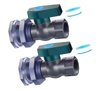 Robinet de seau de pluie de 3/4 po Fournitures de jardin en PVC Seau de pluie Robinet de jardin Récipient d'eau Adaptateur de tuyau