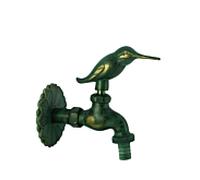 Robinet de sortie AquaCraft Nostalgia Bird 1/2 pouce 1001000119 Laiton patiné, avec rosace murale et raccord de tuyau