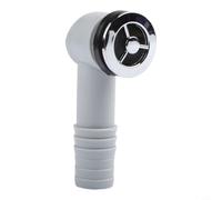 Robinet de trop-plein pour évier en plastique avec interface ronde pour orifices de trop-plein de 30 mm et 32 mm