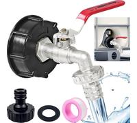 Robinet de vidange IBC, accessoire pour réservoir IBC 1000 l, raccord 3/4