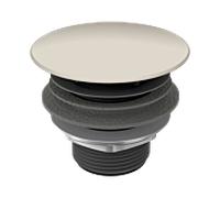 Robinet de vidange permanent Kaldewei 3094 905800000668 gris chaud, rond, couvercle émaillé