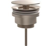 Robinet de vidange universel à ouverture par pression en nickel brossé VitrA A4514934