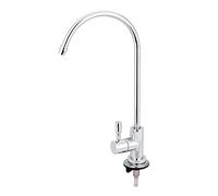 Robinet d'eau 1/4 ``, robinet d'¨¦vier de cuisine en alliage de zinc Robinet de purificateur d'eau potable Rotation ¨¤ 360 ¡ã pour l'eau potable commerciale ou de bar de cuisine