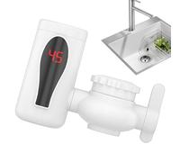 Robinet d'eau chaude instantané - Chauffe-eau sans réservoir, rotatif, écran numérique LED, double mode, pour lavage des mains, cuisine, salle de bain, petits appartements, événements extérieurs
