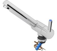Robinet d'eau froide, bec droit Ø 27 mm, finition chromée