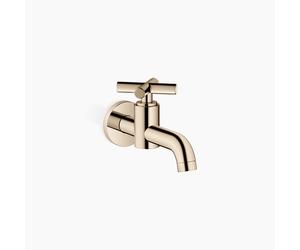 Robinet d'écoulement TARA de Dornbracht pour montage mural, eau froide, 30010892-47, Couleur: Champagne
