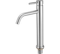 Robinet d'évier à poignée unique, robinet d'évier de cuisine chromé argenté, robinets d'eau de cuisine à 1 ou 3 trous avec vidage à bouton-poussoir, adaptés aux salles de bains, camping-cars, bars, to