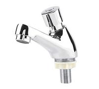 Robinet d'évier de Cuisine, Robinet d'évier Froid Simple plaqué, Fermeture Automatique, économie d'eau, délai pour Cuisine publique Salle de Bains