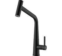 FRANKE 115.0625.190, Robinet d'évier de cuisine Icon pull-out spray, Mat noir