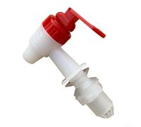 Robinet distributeur en plastique pour réservoir d'eau Rouge 17 mm