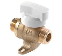 Robinet droit gaz naturel - à sphère 1/4 de tour - MM20x27 - sans pattes CLESSE