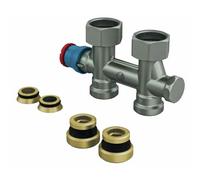 Robinet droit thermostatisable - connexion centrale - R385T GIACOMINI