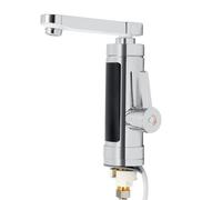 Robinet électrique, 3000 W, chauffage rapide, avec affichage intelligent de la température LED, étanchéité IPX4, rotatif à 360°, pour salle de bain et toilettes