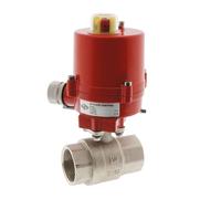Robinet électrique à boisseau sphérique à 2 voies en laiton G1/4'' 12V AC - BL2BA